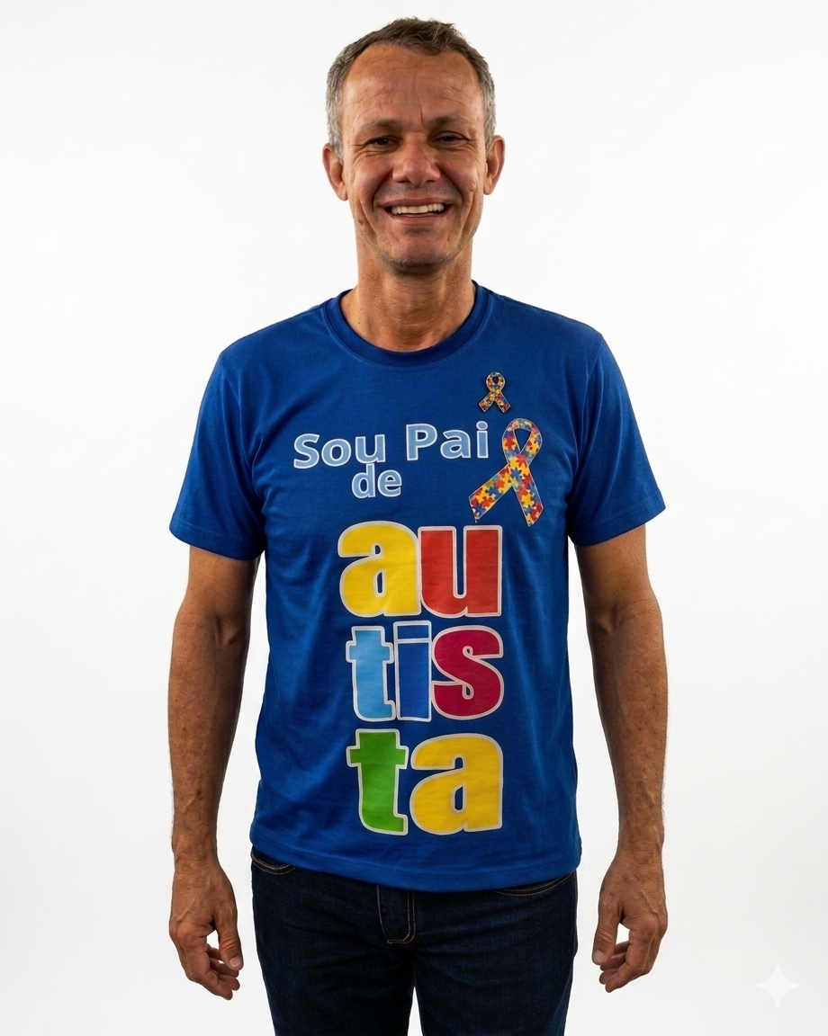 Camiseta Sou Pai do Autista