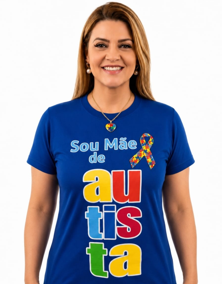 Camiseta Sou mãe de autista