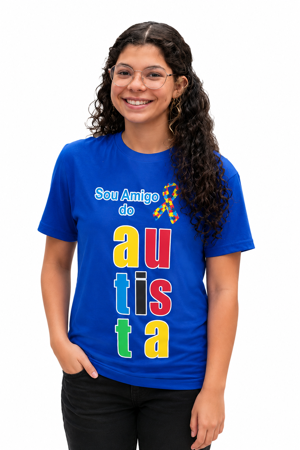 Camiseta sou amigo do autista